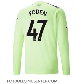 Manchester City Phil Foden #47 Tredje Matchtröja 2022-23 Långärmad